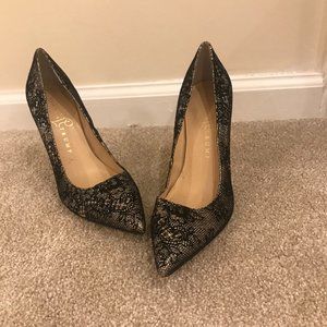 Ivanka Trump Black Lace Pumps